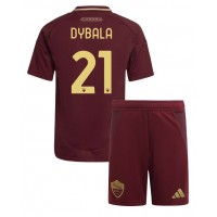 Dětský fotbalový dres AS Roma Paulo Dybala #21 2024-25 Domácí Krátký Rukáv (+ trenýrky)